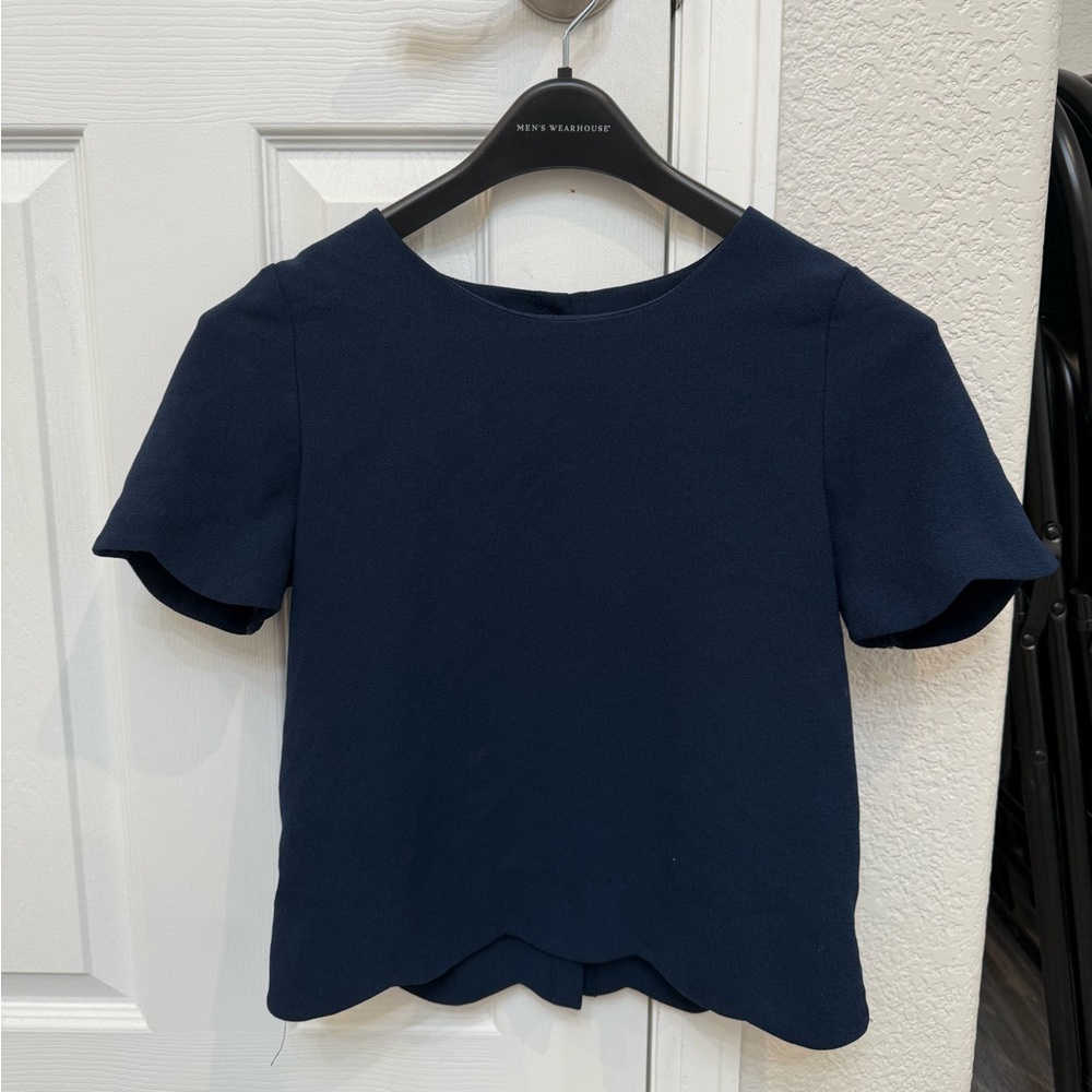 Navy blue blouse